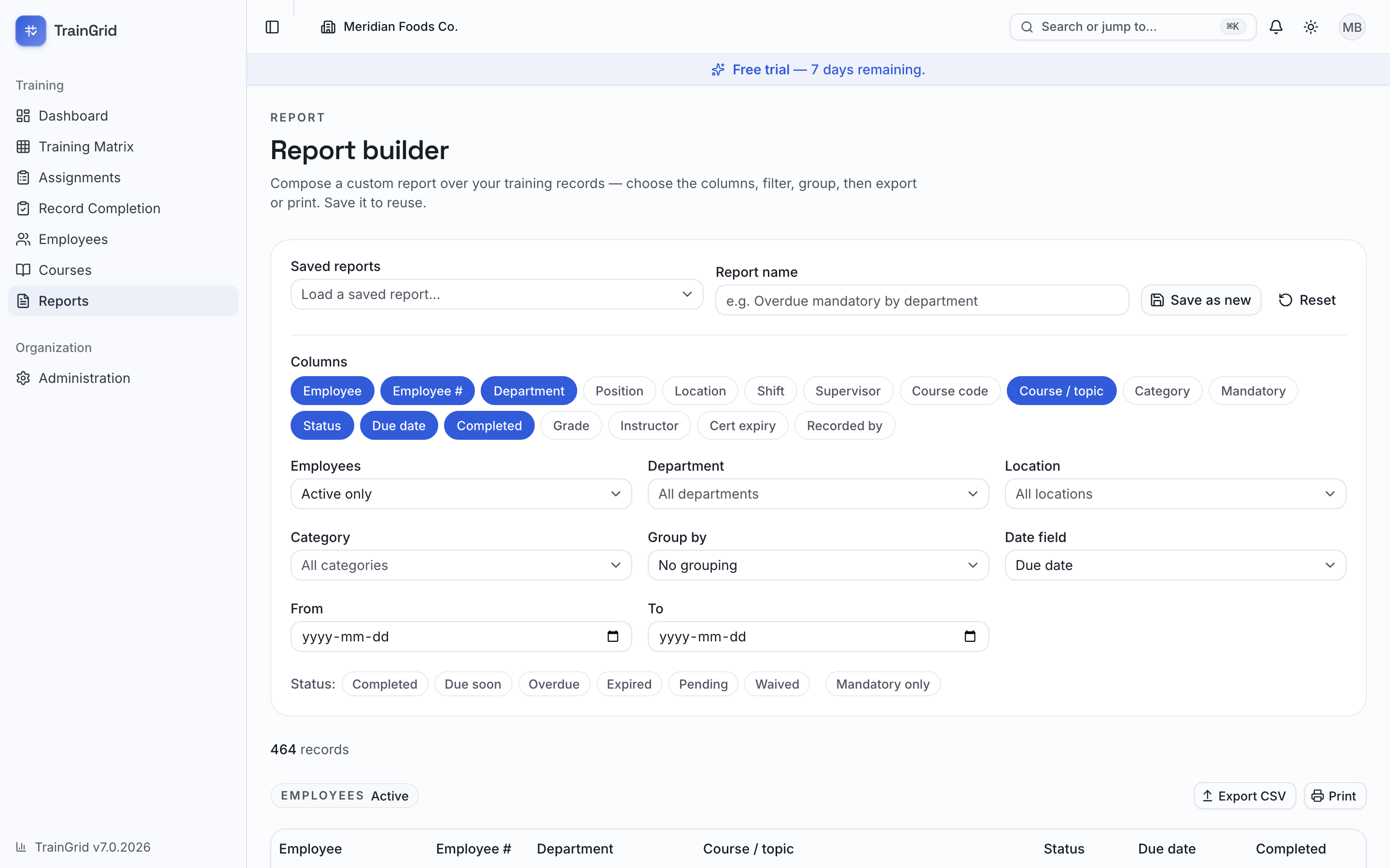 Report Builder